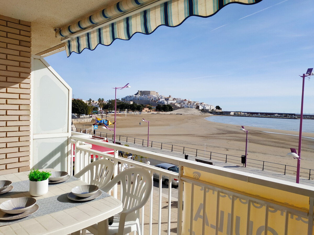 Appartement front de mer Peñíscola, 2 ch, terrasse vue plage - Photo 13