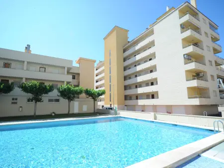 Location appartement à Peniscola, Appartement à Peñiscola avec piscine et parking, proche plage