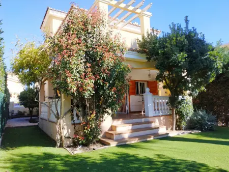 Location villa à Peniscola, Chalet spacieux à Peñíscola, 8 pers, clim, piscine commune