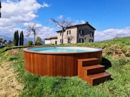 Il Colle di Tiglio – Villa 8 pers. avec piscine à Barga