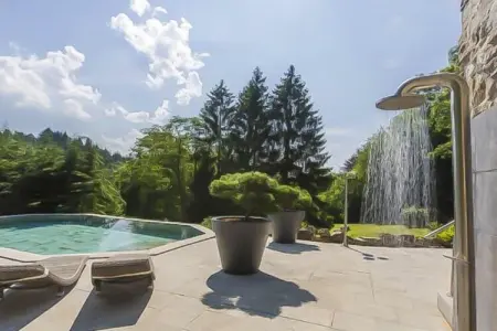 Landhuis la Forêt – Maison 12 pers. avec piscine chauffée : photo 9