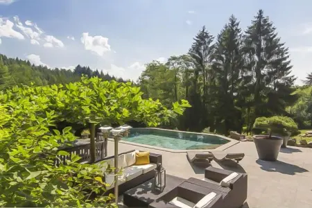 Landhuis la Forêt – Maison 12 pers. avec piscine chauffée : photo 11