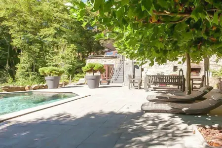 Landhuis la Forêt – Maison 12 pers. avec piscine chauffée : photo 27