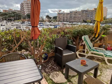 Location appartement à Canet Plage, Appartement charmant, vue port - 4 pers.