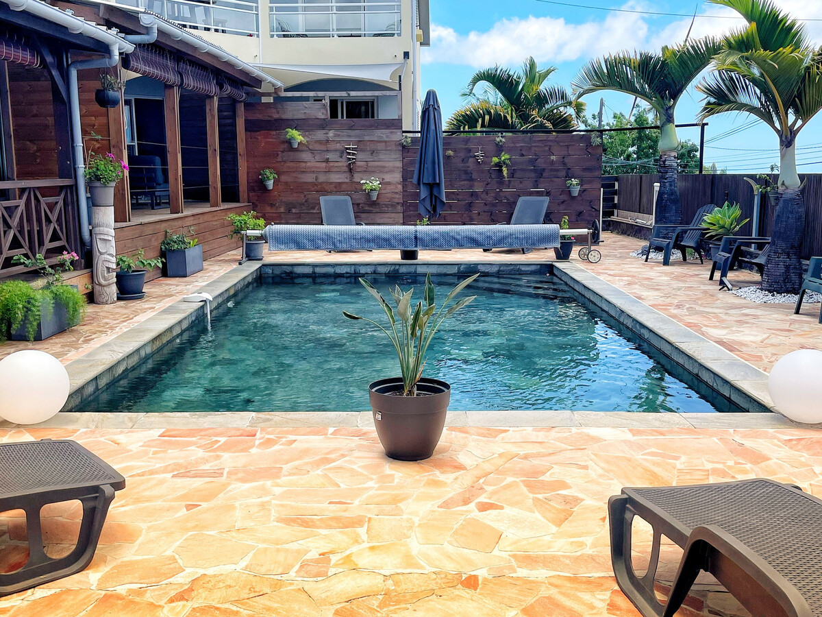 Gîte Mafate 4 pers. avec piscine chauffée et jacuzzi - Photo 15