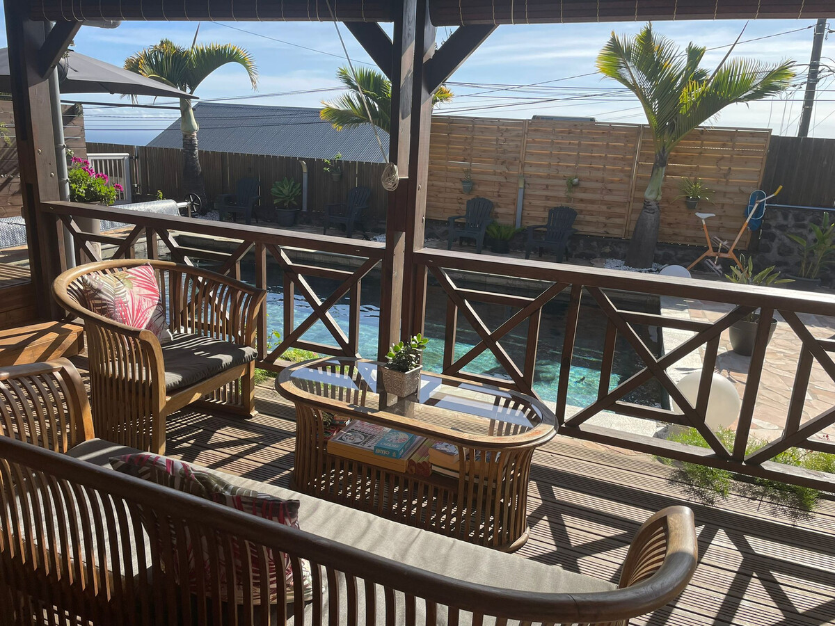 Gîte Mafate 4 pers. avec piscine chauffée et jacuzzi - Photo 18