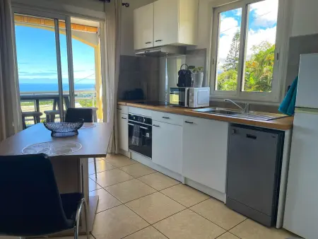 Gîte Salazie au Tampon : vue océan, terrasse, détente : photo 3