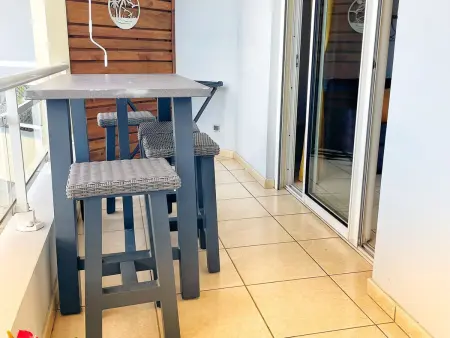 Appartement avec piscine chauffée et vue mer au Tampon : photo 9