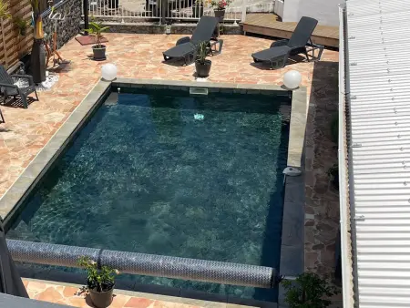 Appartement avec piscine chauffée et vue mer au Tampon : photo 13