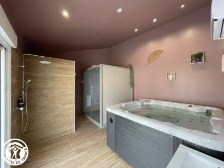 Gîte 6 pers. avec spa, sauna et hammam : photo 21