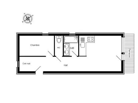 Appartement 6 pers. terrasse sud - La Clusaz : photo 11