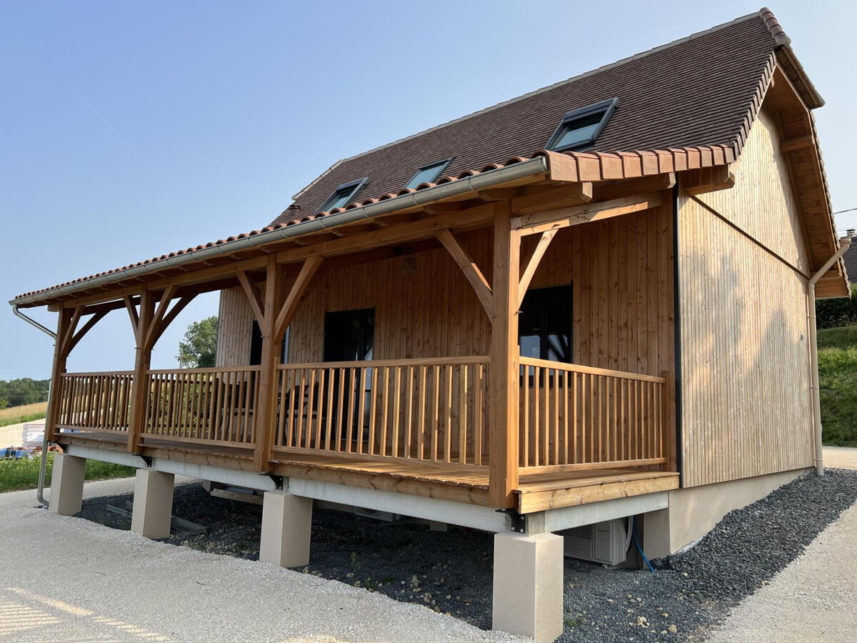 Maison plain-pied bois, piscine partagée - Périgord Vert - Photo 11