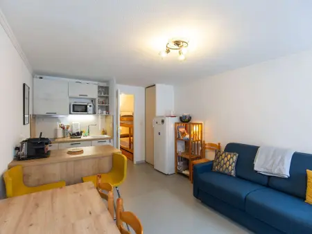 Studio 6 pers. centre Barèges, parking et casier ski : photo 2