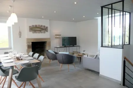 Maison 8 personnes avec terrasse, 100 m de la plage : photo 10