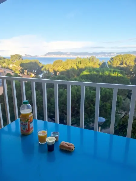Studio avec balcon et piscine à Saint-Cyr-sur-Mer, 4 personnes : photo 5