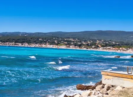 Studio avec balcon et piscine à Saint-Cyr-sur-Mer, 4 personnes : photo 15