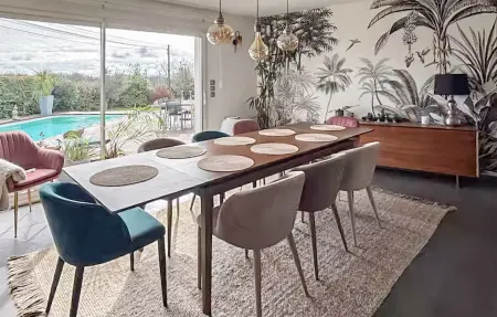 Maison 10 personnes avec piscine chauffée et sauna à Tarnès : photo 5