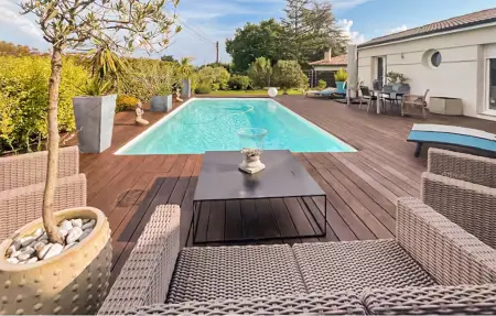 Maison 10 personnes avec piscine chauffée et sauna à Tarnès : photo 10