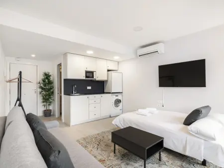 Location appartement à Madrid, Studio avec parking, idéal emplacement - 2 pers.