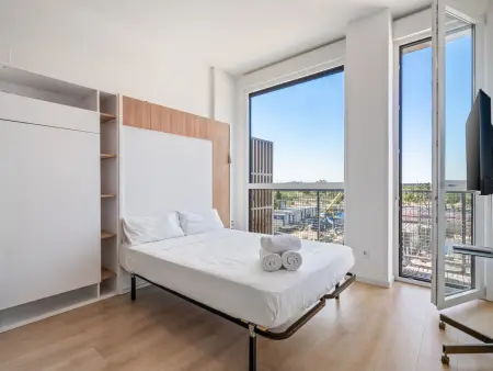 Studio moderne Madrid avec piscine et parking : photo 10