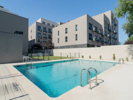 Studio moderne Madrid avec piscine et parking : photo 26