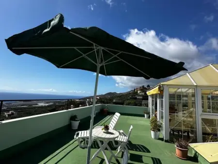 Appartement 3 pers. vue mer à Breña Baja, terrasse commune : photo 16