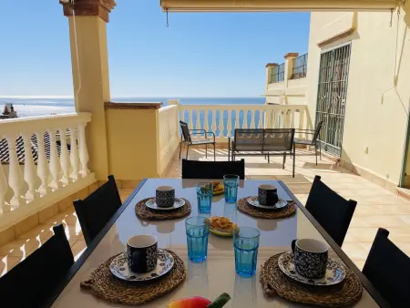 Appartement 3 chambres vue mer et montagnes - Torrox : photo 32