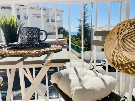 Appartement vue mer à Nerja, 2 ch., balcon privé : photo 4