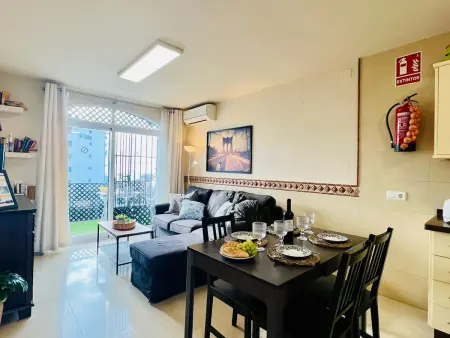Appartement vue mer avec terrasse privée à Nerja : photo 7