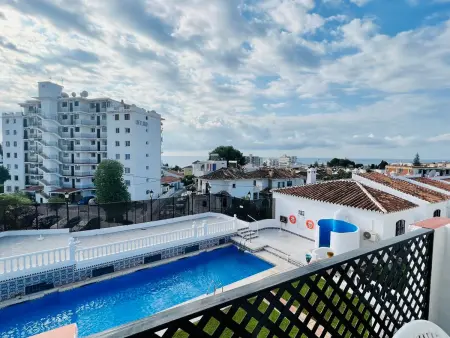 Appartement vue mer avec terrasse privée à Nerja : photo 14