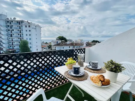 Appartement vue mer avec terrasse privée à Nerja : photo 18