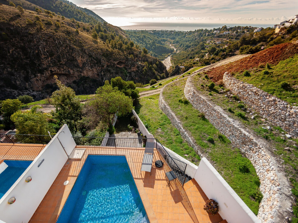 Maison 3 étages, piscine privée et vue mer - Frigiliana - Photo 1