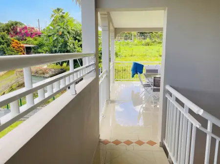 Appartement 80 m² vue mer, piscine partagée, Rivière-Salée : photo 4