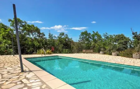 Maison en pierre avec piscine à Taulis : photo 6