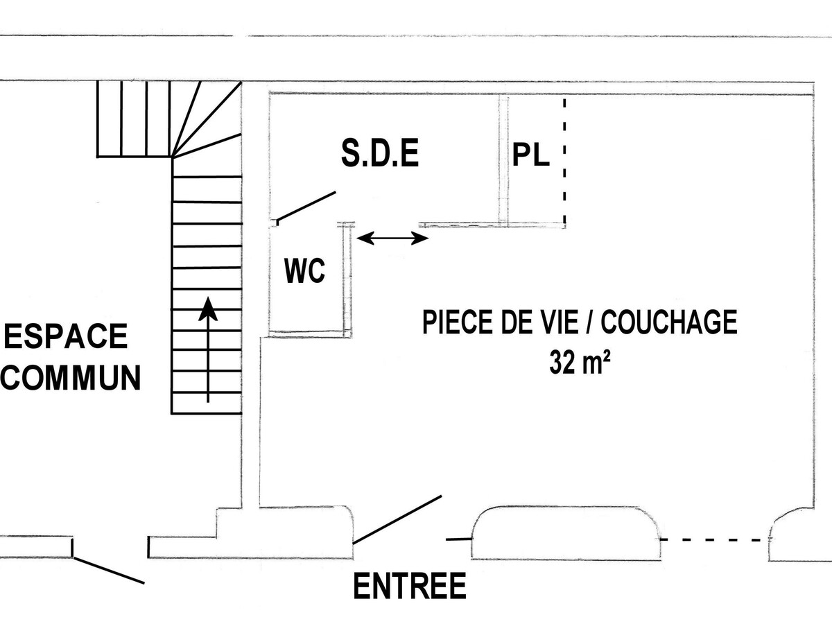 Studio 2 pers. au Château de la Gressière, 1 km plages - Photo 15