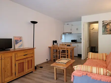 Studio vue montagne Pra-Loup, 4 pers., balcon : photo 5