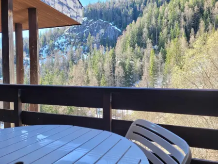 Studio vue montagne Pra-Loup, 4 pers., balcon : photo 10