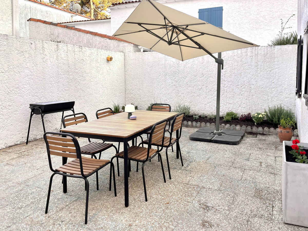Maison 6 pers. plain-pied La Palmyre, patio sud - Photo 11