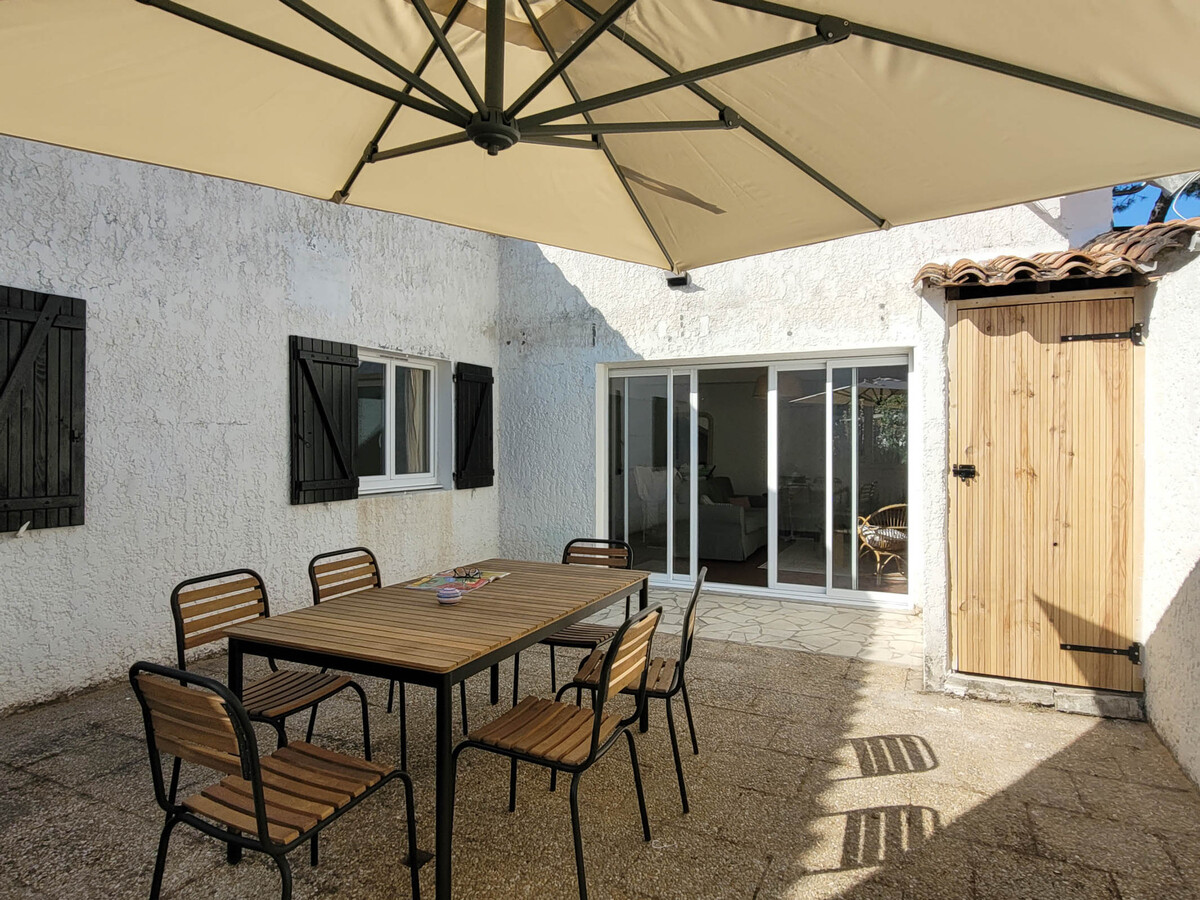 Maison 6 pers. plain-pied La Palmyre, patio sud - Photo 12