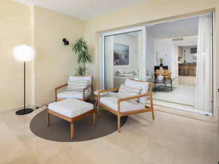 Appartement vue mer front de plage à Marbella, 2 chambres : photo 15
