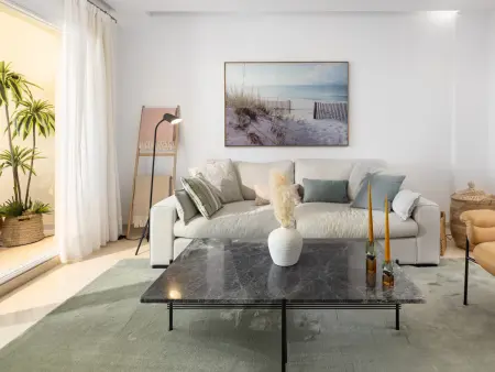 Appartement vue mer front de plage à Marbella, 2 chambres : photo 18