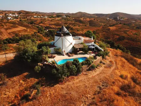 Location villa à Tavira, Moulin unique avec vue panoramique - 4 pers.