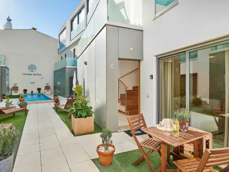 Location gite à Tavira, Hébergement contemporain avec piscine - 4 pers.