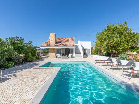 Location villa à Moncarapacho, Cottage avec piscine privée - 4 pers.