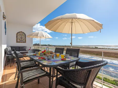 Location appartement à Fuseta, Appartement avec piscine, vue mer - 4 pers.