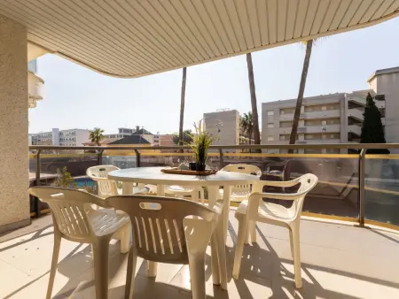 Appartement Cambrils Park B, 100 m², terrasse vue piscine : photo 25