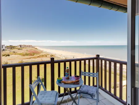 Studio Horizon Marin : balcon vue mer à Cabourg : photo 11