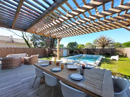 Maison Georgia Rose avec piscine à Arcachon