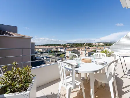 Location appartement à Narbonne Narbonne Plage Narbonne Plage, Appartement moderne, balcon et parking - 4 pers.