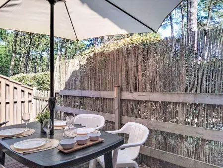 Maison Les Pins à Lacanau, 2 chambres, terrasse forêt : photo 18
